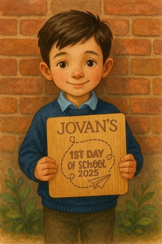 First Day School Sign