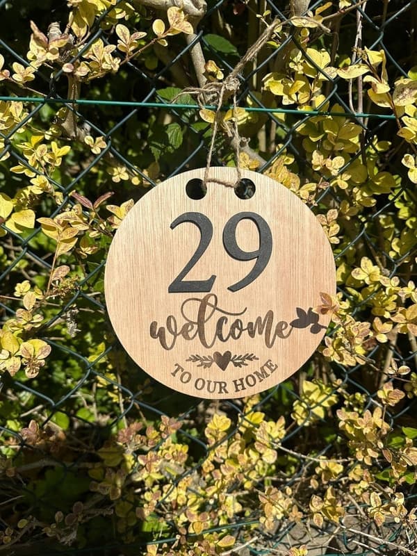 House Number Sign