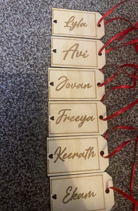 Name Gift Tags